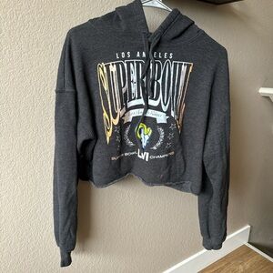 Los Angeles Rams Super Bowl LVI Cropped Hoodie